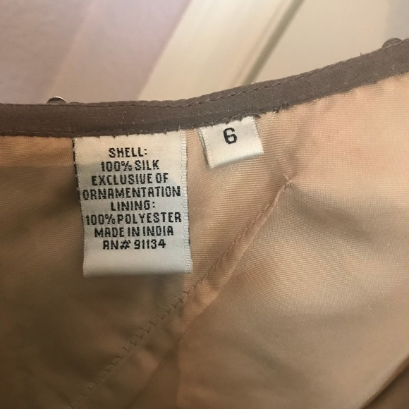 Scala Gold Sequined Party Dress - Women’s Size 6 - Picture 4 of 7